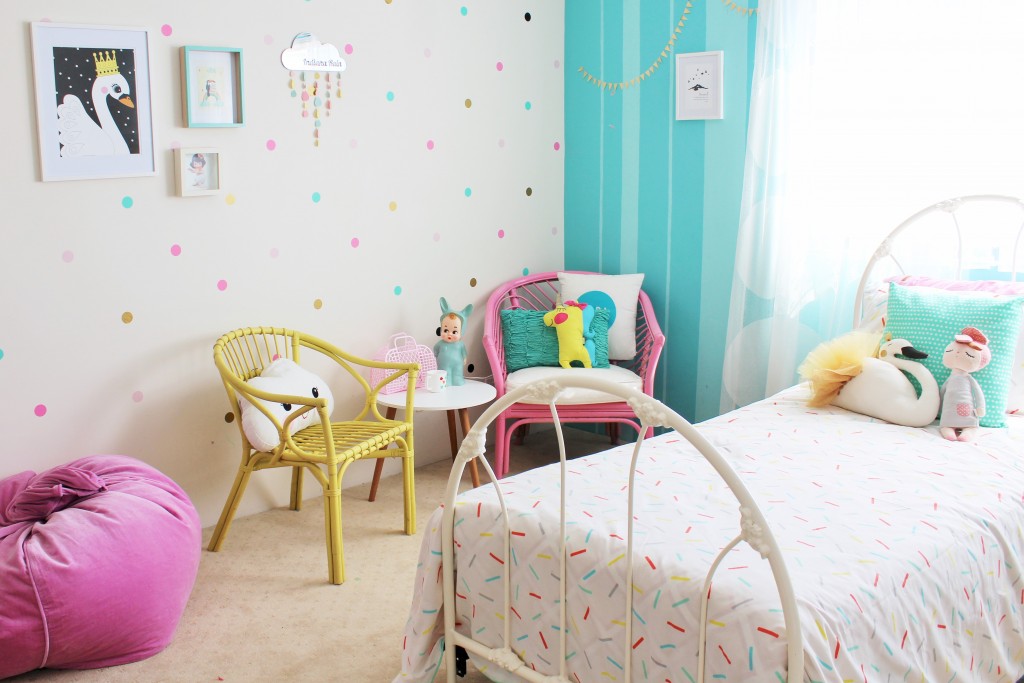 ROOM MAKE OVER - low cost bedroom ideas | girls room 