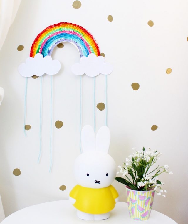 Rainbow Craft for Kids | kids Bedroom Ideas | Nursery Art, Kids Room Decor