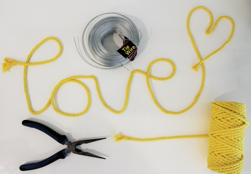 HELLO DIY - rope type love www.fourcheekymonkeys.com