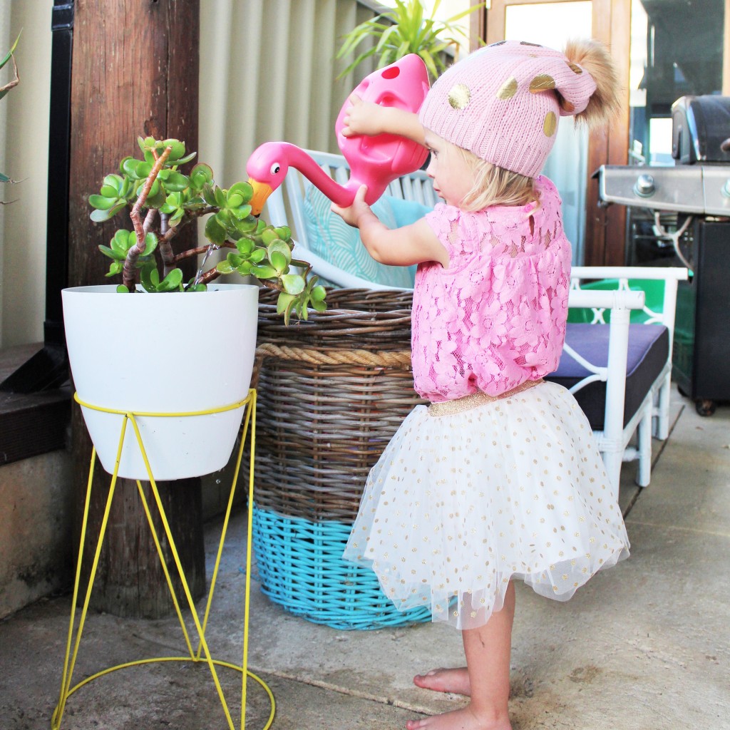 Flamingo Watering Can - www.fourcheekymonkeys.com