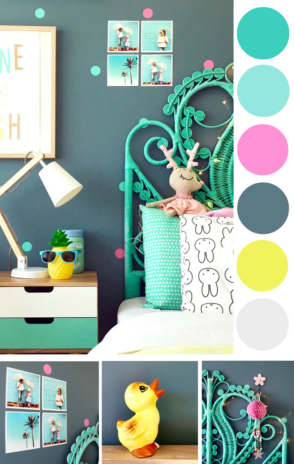 Colourful interiors www.fourcheekymonkeys.com