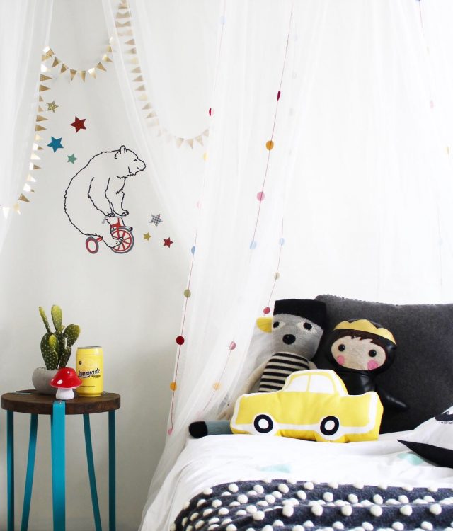 Kids bedroom ideas - children's interior design and decor blog www.fourcheekymonkeys.com Childrens interior design kids decor blog