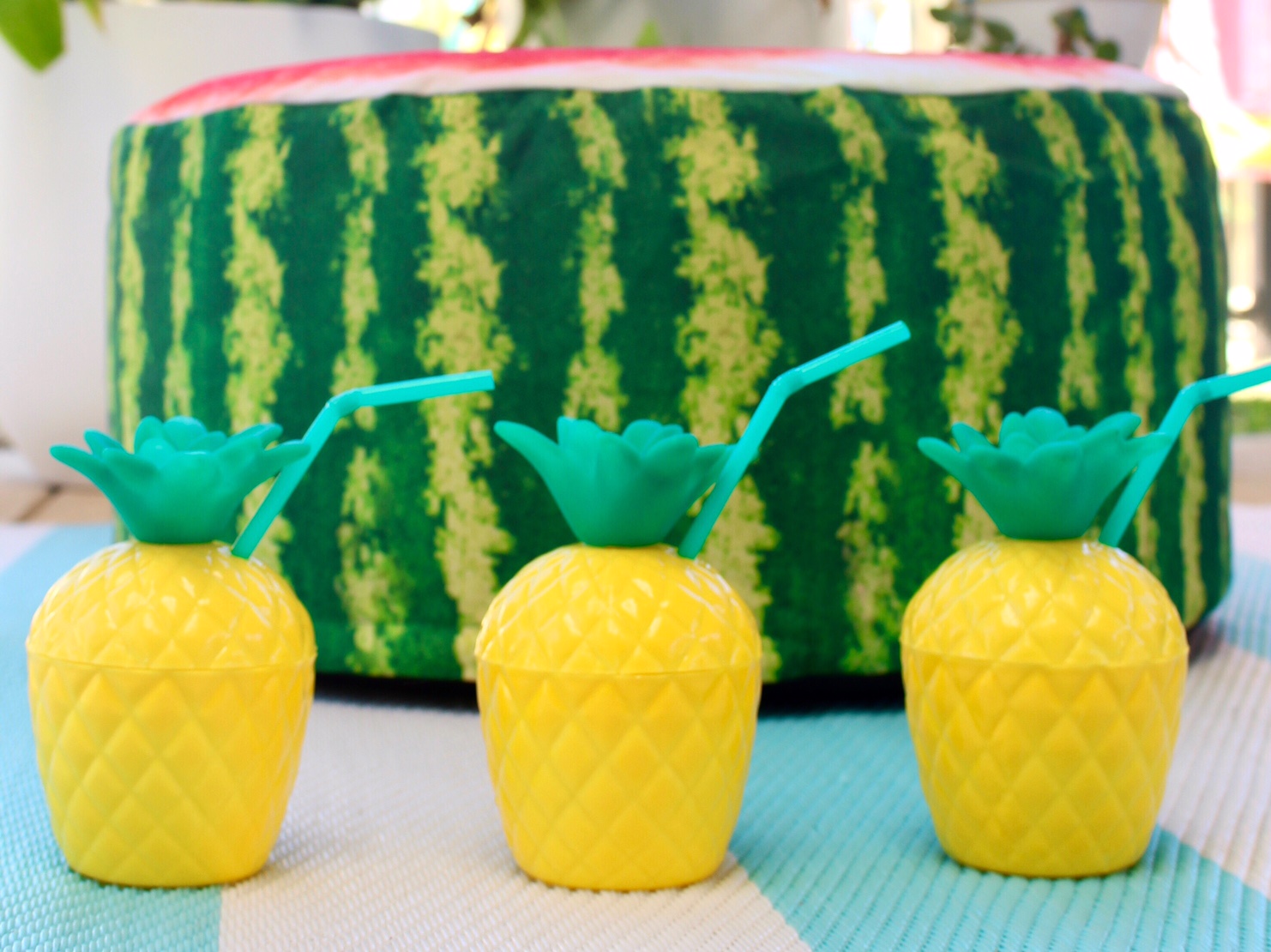 pineapple cups | fun gift ideas www.fourcheekymonkeys.com