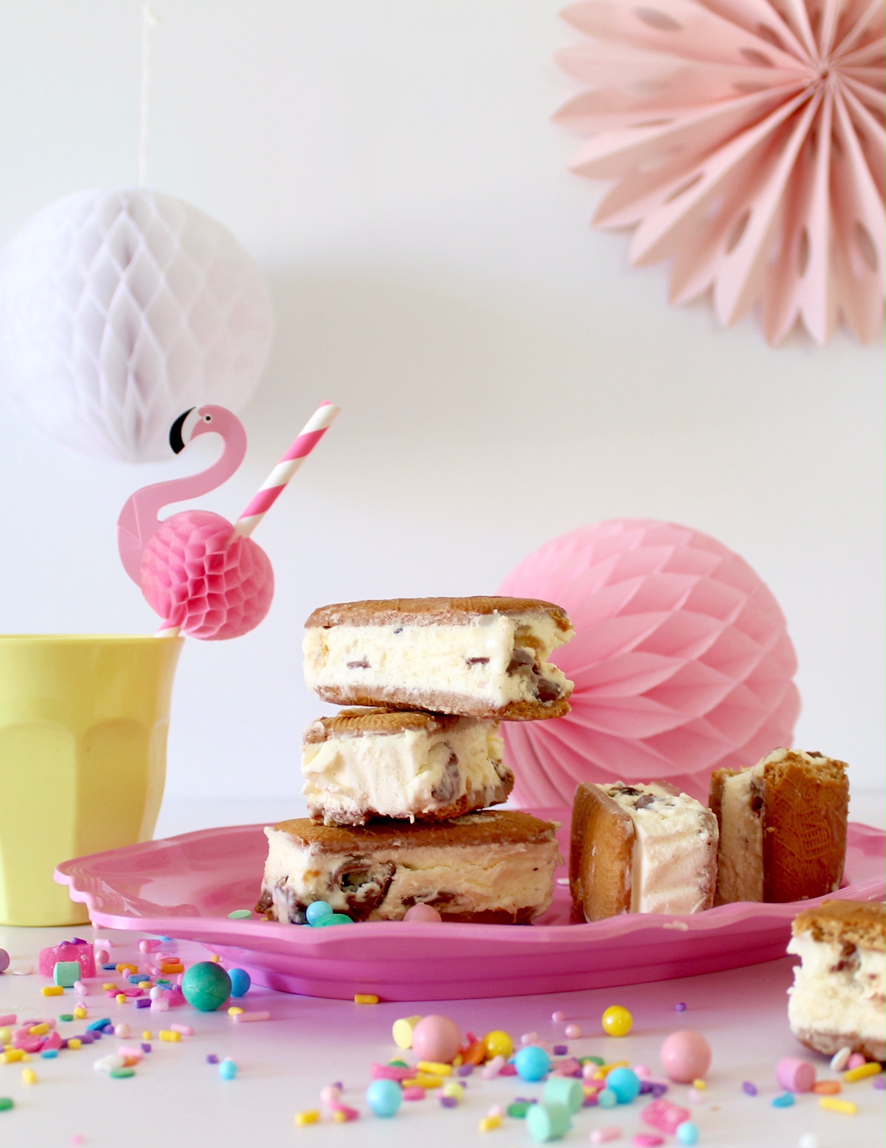 Ice-cream sandwiches recipe