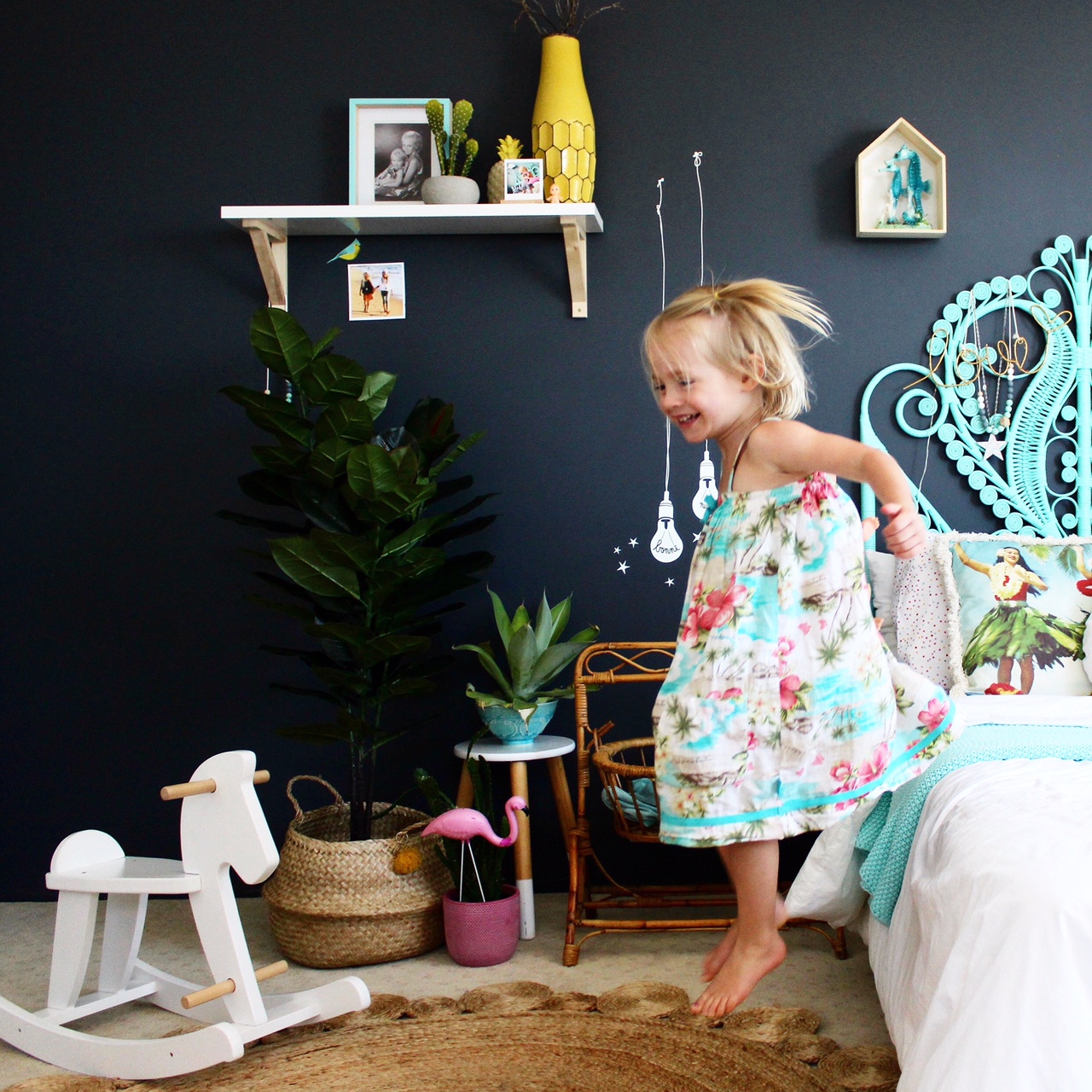 Kids bedroom ideas - pantone greenery