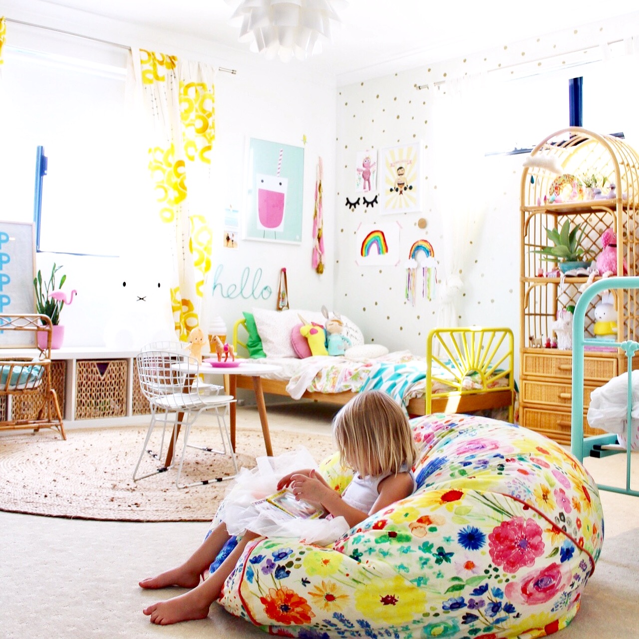 Kids Room Bean Bags Design Ideas