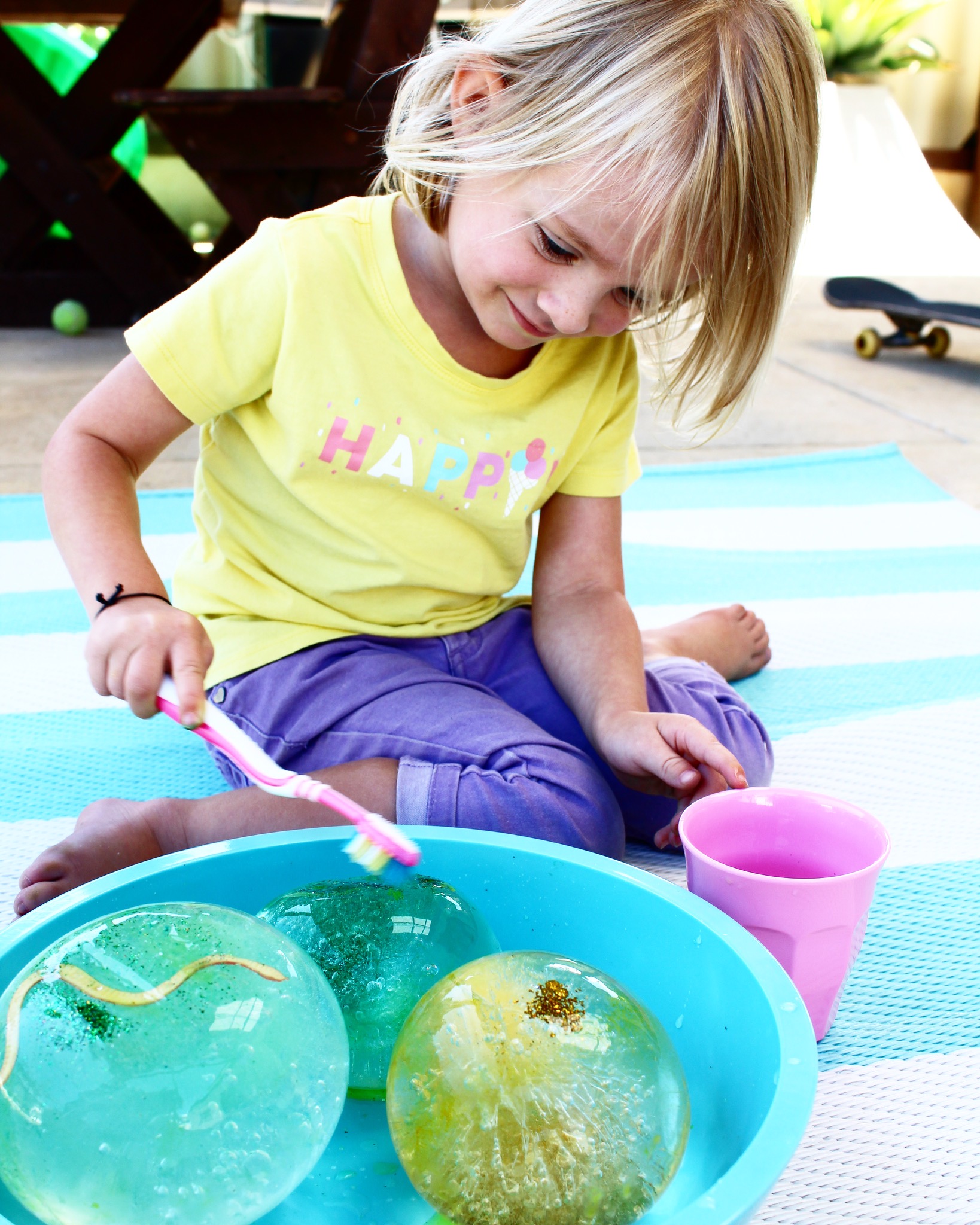 sensory water play