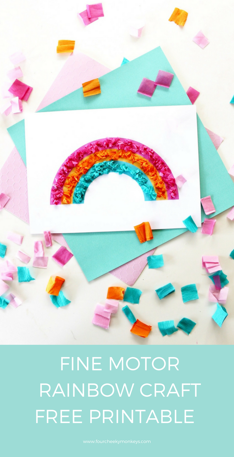 Paper Rainbow, Rainbow Craft For Kids, Rainbow Craft Ideas With Paper