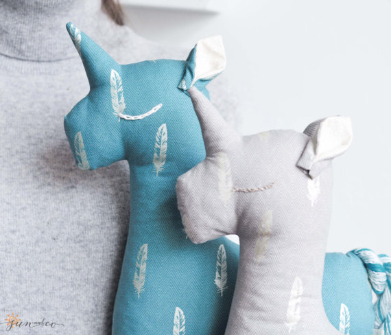 Unicorn Plush Toy – by Sun and Co more on the blog