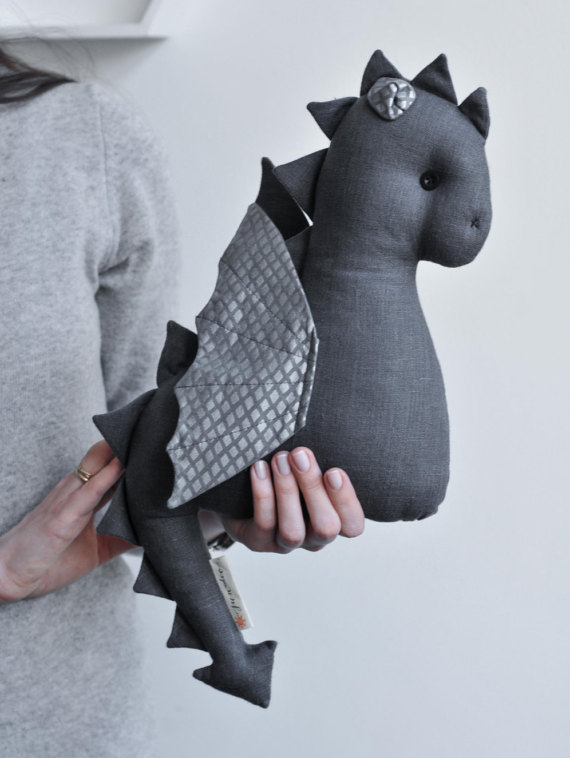 Handmade Dragon Plush Toy – by Sun and Co more on the blog