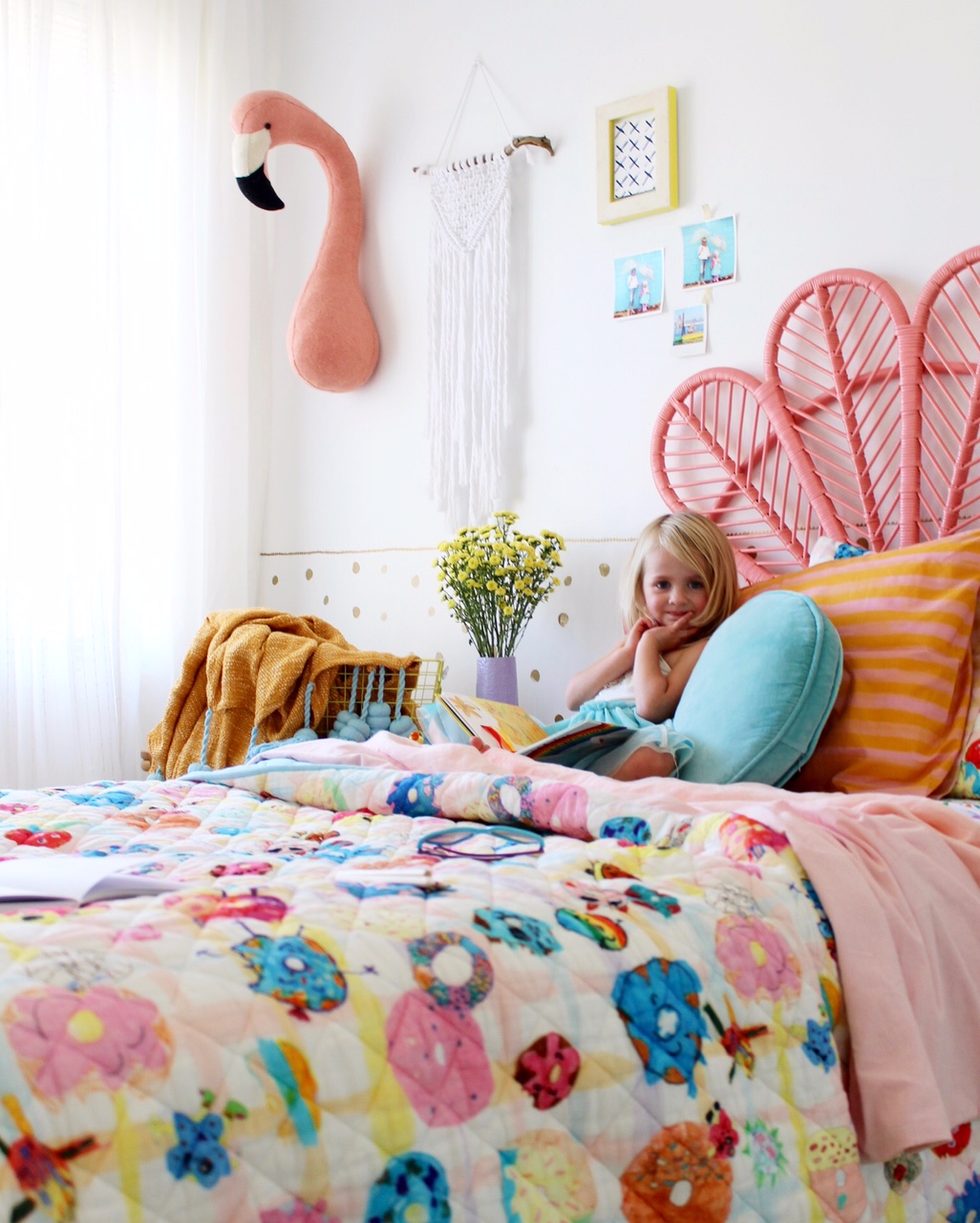 boho kids bedding