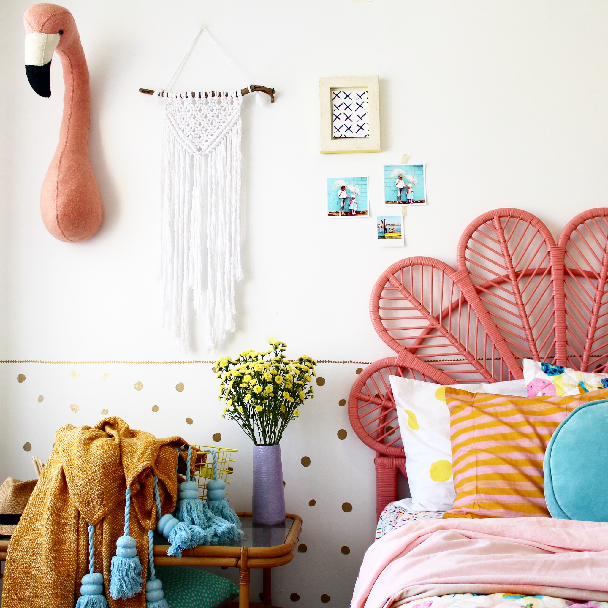 boho kids bedding