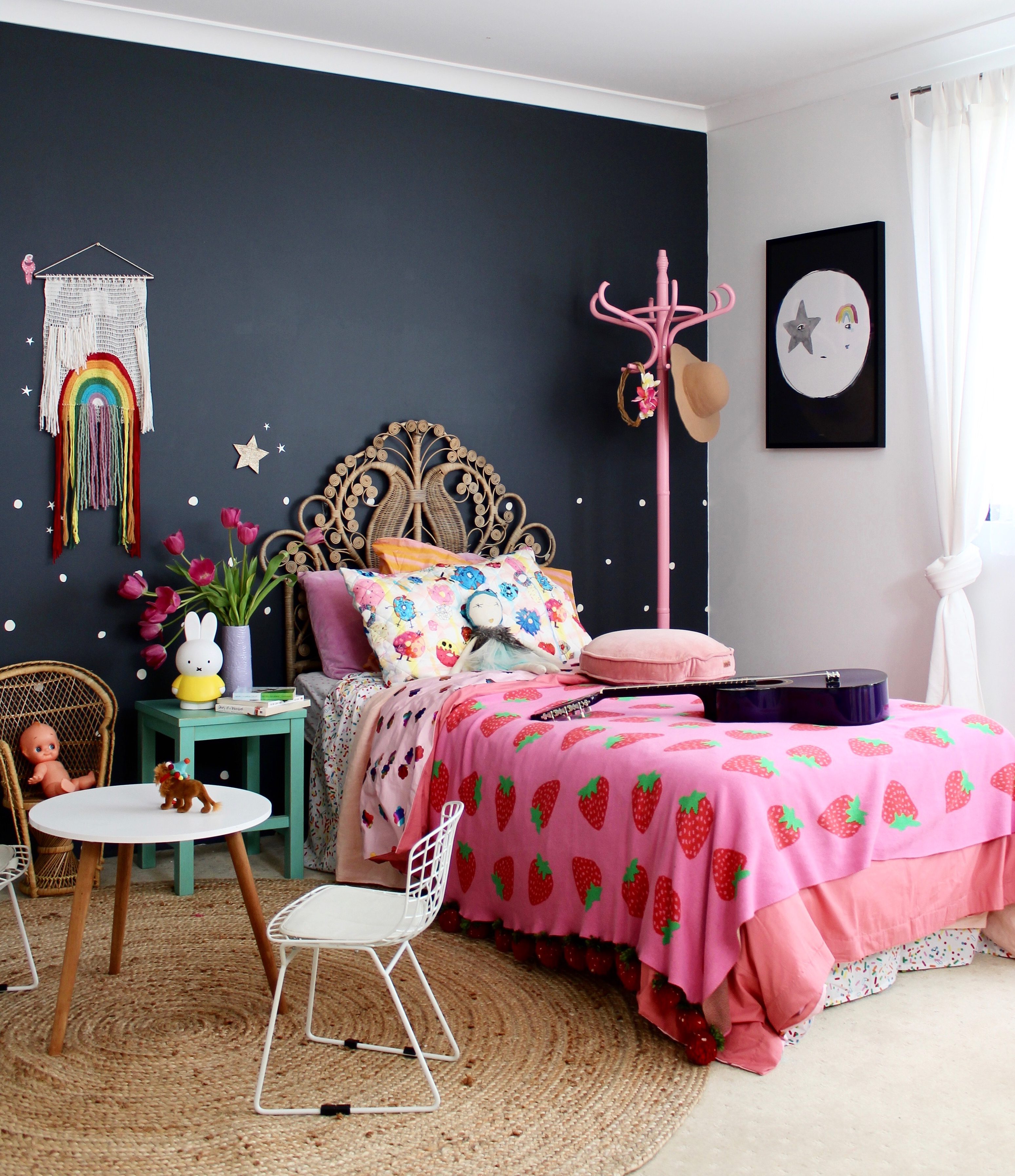 girls bedroom ideas - cool boho for kids Love this look! more on the blog 