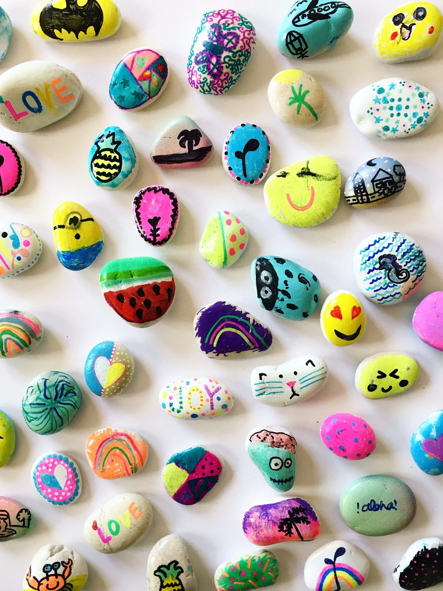 Rock Crafts for Kids - 25 Creative Rock Painting Ideas