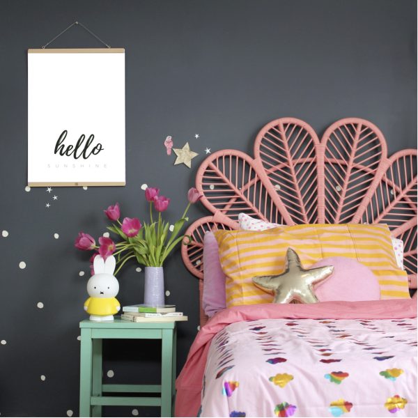 hello poster | interior decor wall art | kids bedroom ideas