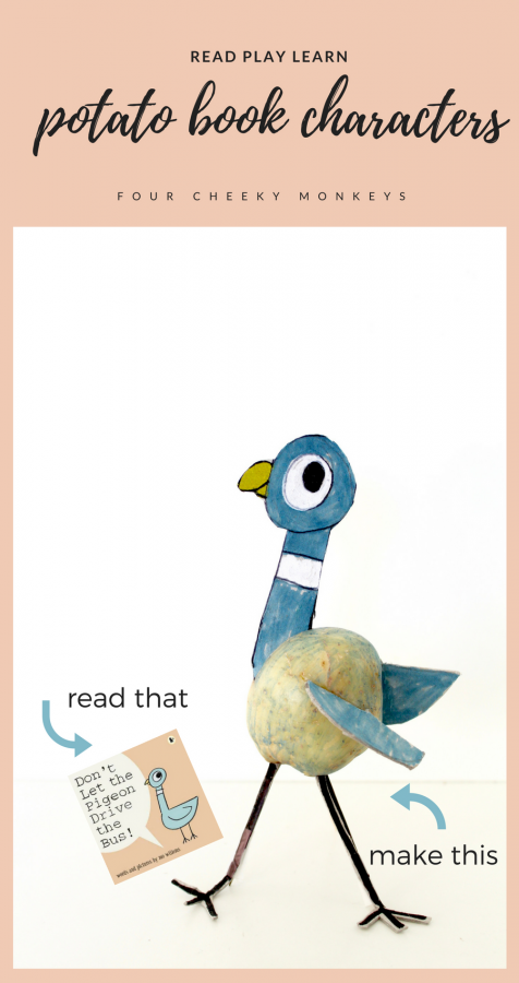 Read, Play, Learn - Potato Book Characters - four cheeky monkeys