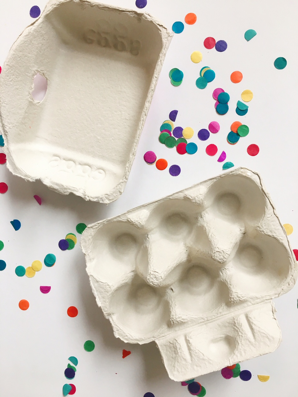 spring craft activities for kids – egg carton flowers