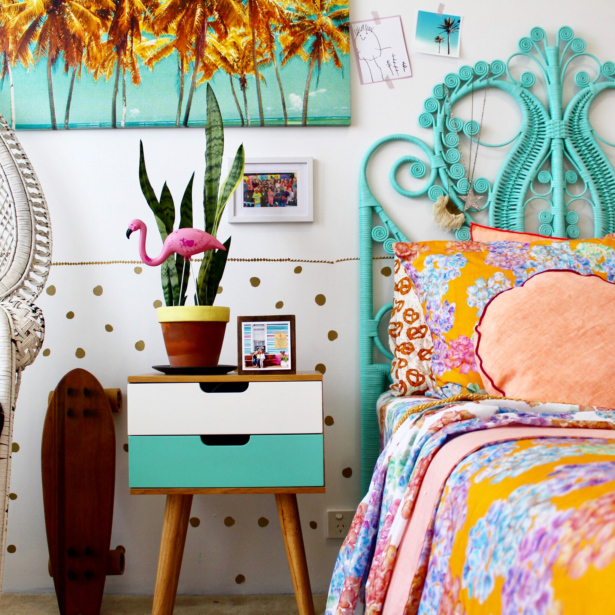 kids bedroom ideas | trending bedroom decor ideas for girls // boho brights more on the blog!