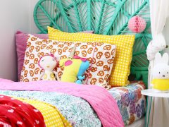 kids bedroom ideas | rainbow room decor for girls, more on the blog